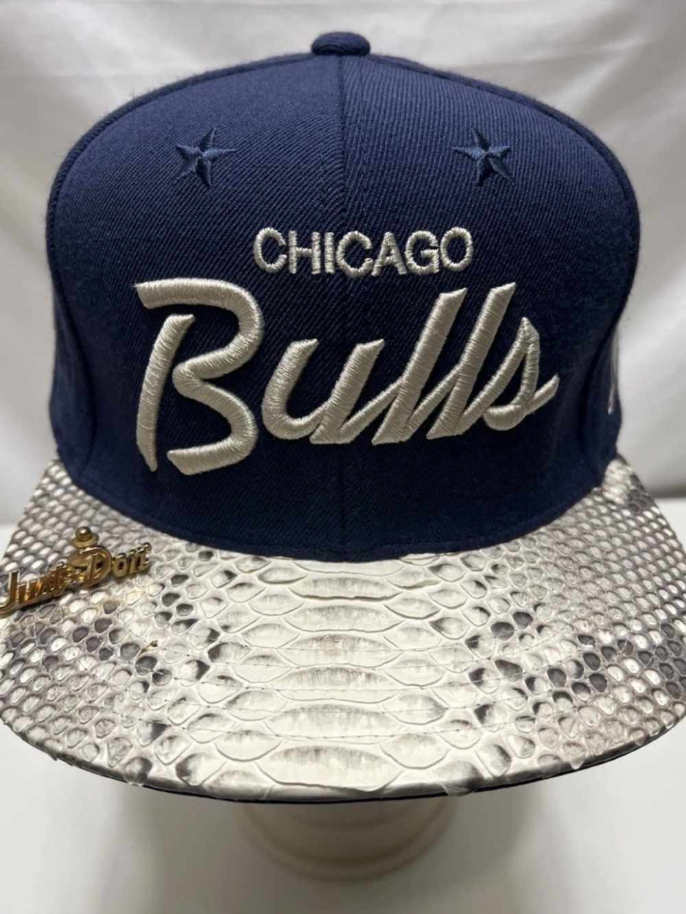 Just⭐️Don Snapback Chicago Bulls Hat Don C Chi-town Navy RSVP Gallery NBA